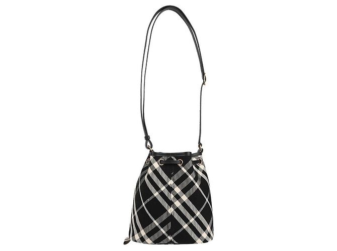 Burberry Mini Karo-Eimer Tasche - Ansicht 5