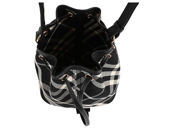 Burberry Mini Karo-Eimer Tasche - Ansicht 7