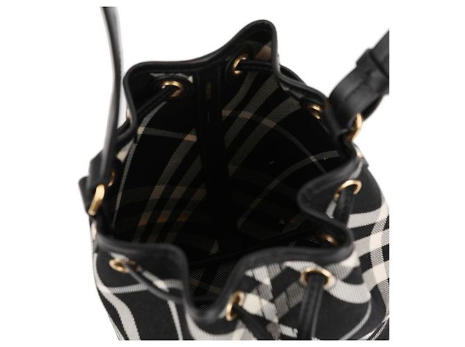 Burberry Mini Karo-Eimer Tasche - Ansicht 8