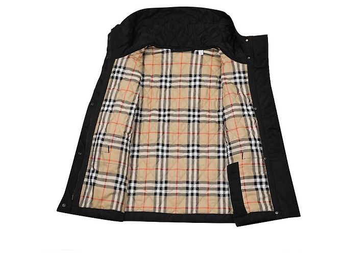 Burberry Jaqueta cropped de nylon acolchoado com capuz - vista 5