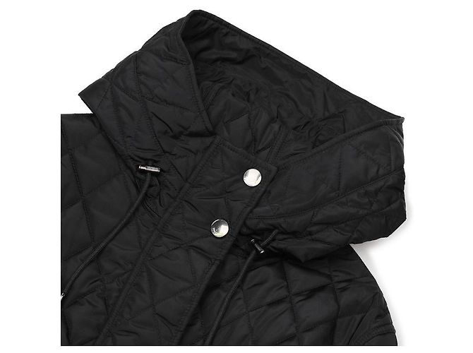 Burberry Jaqueta cropped de nylon acolchoado com capuz - vista 6