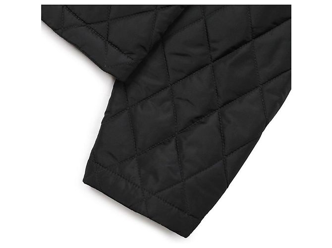 Burberry Jaqueta cropped de nylon acolchoado com capuz - vista 8
