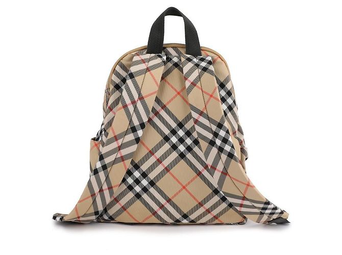 Burberry Small Check Backpack Brown - view 5