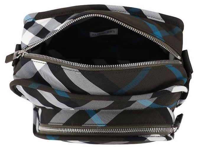 Burberry Borsa per fotocamera a scacchi da uomo Marrone - vista 7