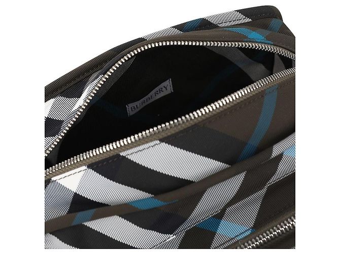 Burberry Borsa per fotocamera a scacchi da uomo Marrone - vista 8