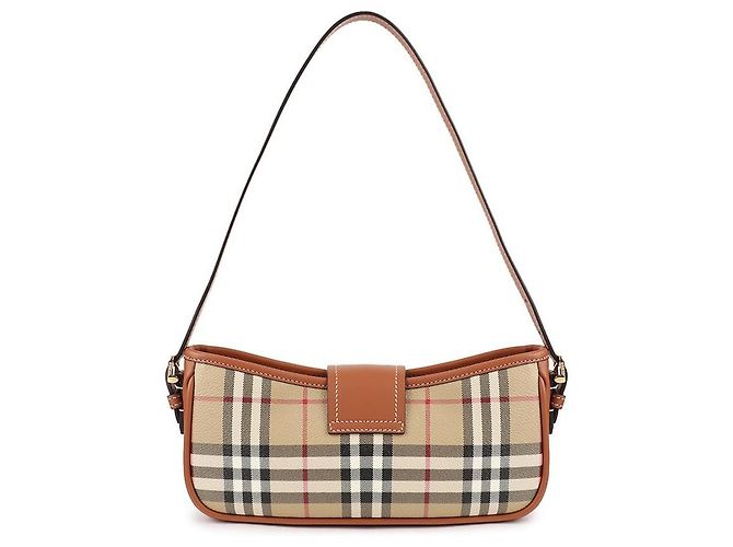 Burberry Borsa a spalla a quadri - vista 5