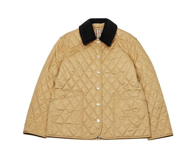 Burberry Jaqueta acolchoada curta Marrom - vista 3