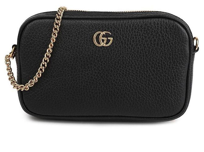 Gucci Marmont Super Mini Tasche Schwarz - Ansicht 3