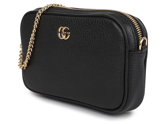Gucci Marmont Super Mini Tasche Schwarz - Ansicht 4