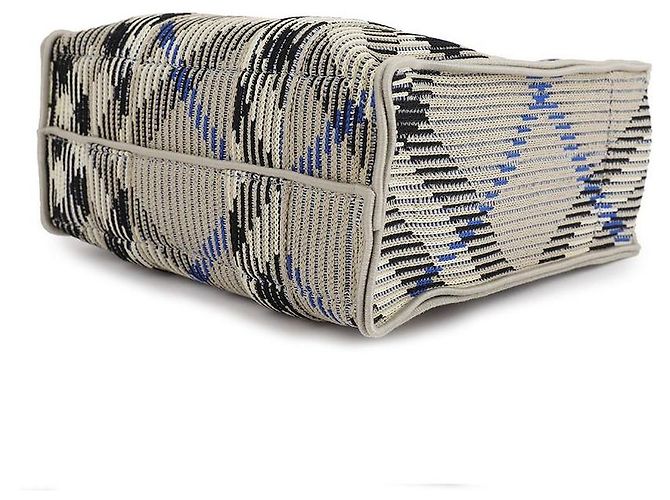 Burberry Mini Karomuster Strick-Tote - Ansicht 6