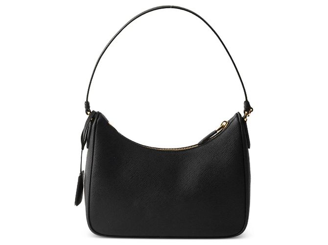 Prada Mini borsa in pelle Saffiano rieditata nera NZV Nero - vista 2