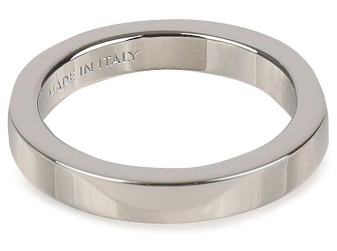 Maison Martin Margiela Anello Firma Minimalista Argento - vista 5