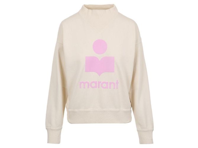 Isabel Marant Sudadera de algodón con cuello redondo Blanco - vista 2