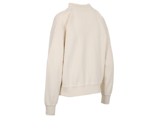Isabel Marant Sudadera de algodón con cuello redondo Blanco - vista 5