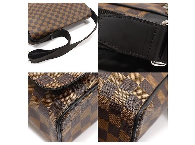 Louis Vuitton Borsa a tracolla District MM Marrone - vista 6