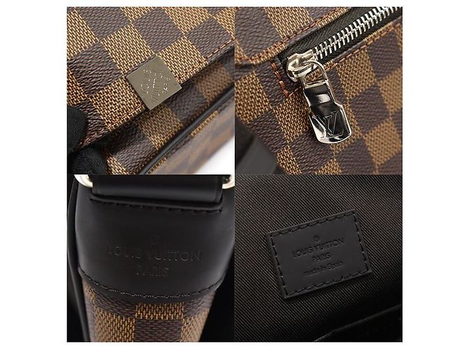 Louis Vuitton Borsa a tracolla District MM Marrone - vista 7