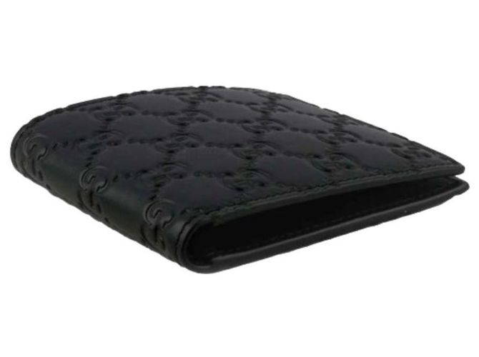 Gucci Billetera Micro Sima Signature Negro - vista 10