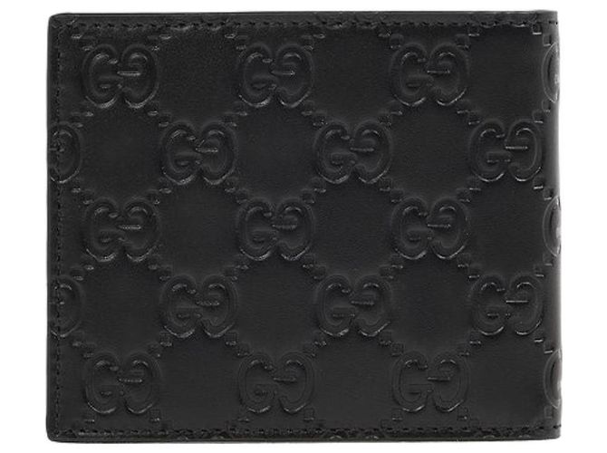 Gucci Billetera Micro Sima Signature Negro - vista 2