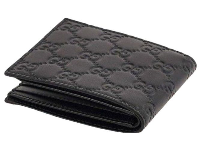 Gucci Billetera Micro Sima Signature Negro - vista 6