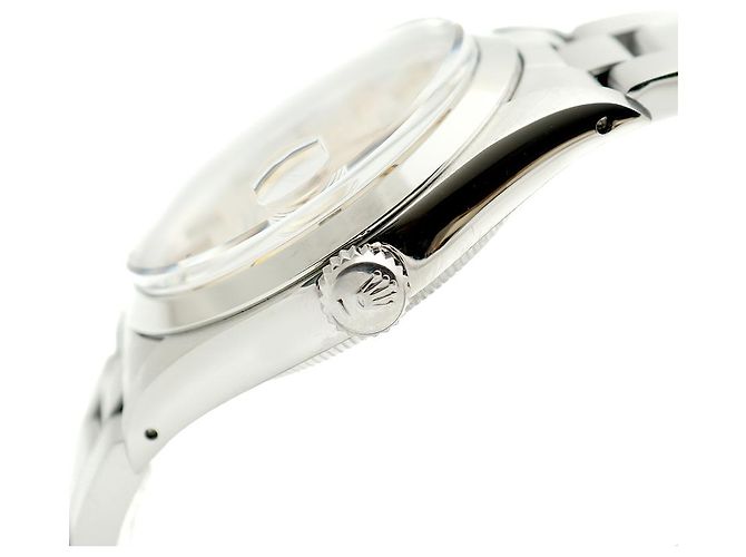 Rolex Orologio da uomo Oyster Perpetual Date con quadrante originale Argento - vista 10