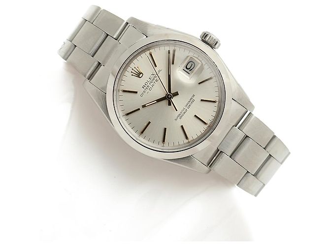 Rolex Orologio da uomo Oyster Perpetual Date con quadrante originale Argento - vista 20