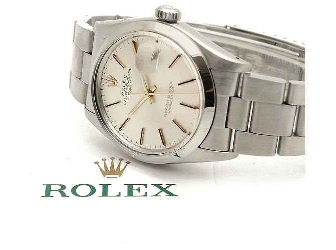 Rolex Orologio da uomo Oyster Perpetual Date con quadrante originale Argento - vista 22