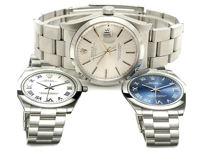 Rolex Orologio da uomo Oyster Perpetual Date con quadrante originale Argento - vista 23
