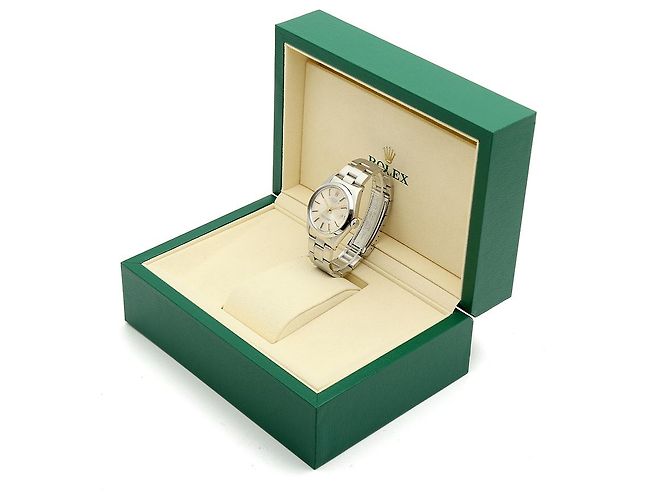 Rolex Orologio da uomo Oyster Perpetual Date con quadrante originale Argento - vista 24