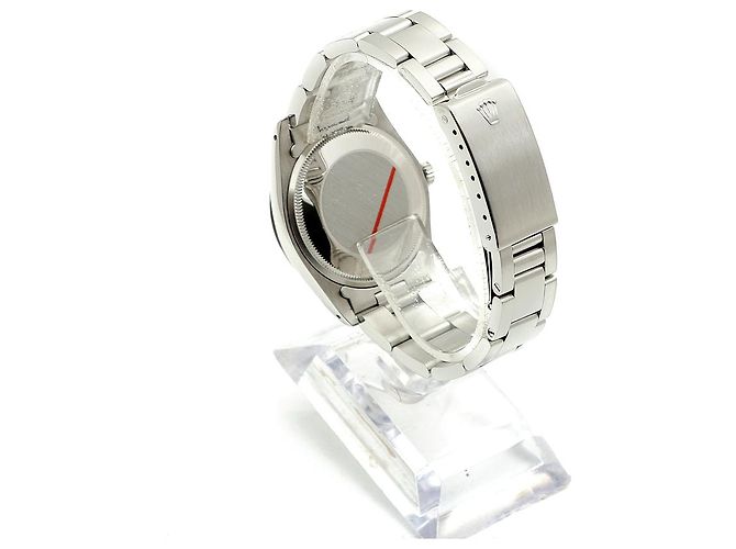 Rolex Orologio da uomo Oyster Perpetual Date con quadrante originale Argento - vista 6