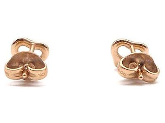 Tiffany & Co Orecchini in Oro Cuore Aperto Rosa - vista 3