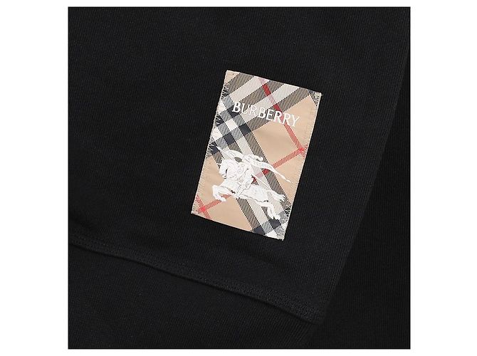 Burberry Sweatshirt en coton Check Label - vue 9