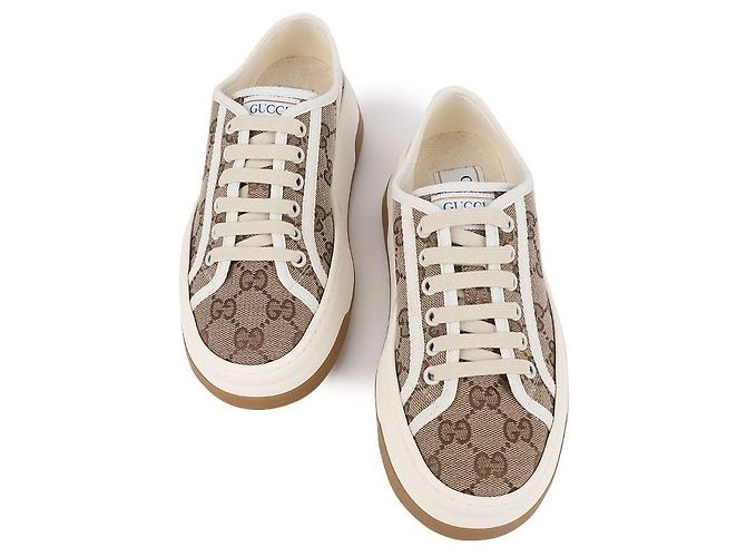 Gucci Sneakers GG da donna Marrone - vista 4