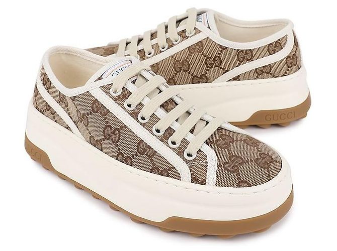 Gucci Sneakers GG da donna Marrone - vista 5