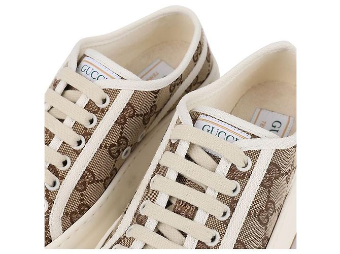 Gucci Sneakers GG da donna Marrone - vista 9
