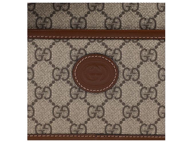Gucci Mini Sac Entrelacé Marron - vue 9