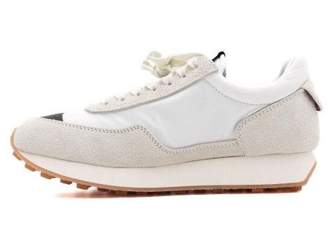 Chanel Sneakers in suede per donna con logo CC Stagione Bianco - vista 4