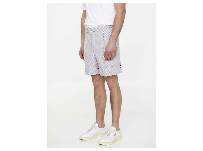 Thom Browne Seersucker Streifen Shorts - Ansicht 5