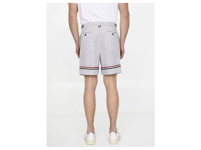 Thom Browne Seersucker Streifen Shorts - Ansicht 7