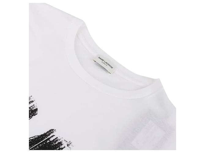 Saint Laurent Heart T-Shirt Weiß - Ansicht 6