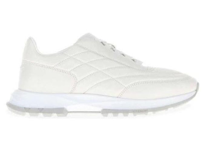 Givenchy Verblasste Leder-Sneaker Weiß - Ansicht 4