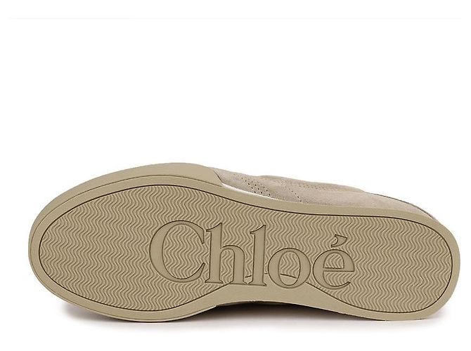 Chloé Sneakers Kick Marrone - vista 7