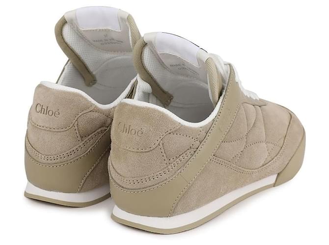 Chloé Sneakers Kick Marrone - vista 8