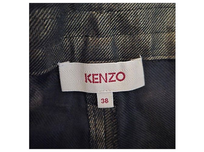 Kenzo Pantalones con efecto metalizado Dorado - vista 6