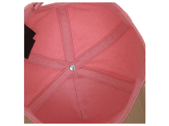 Miu Miu Drill Baseball Begonia Cap Pink - Ansicht 10