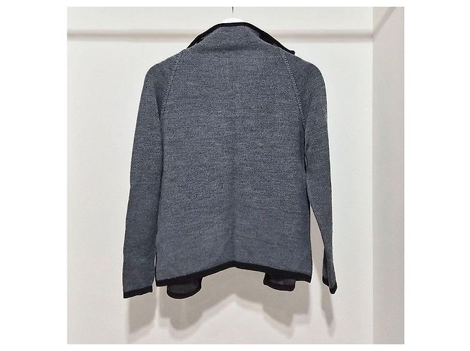 Kenzo Blumen-Woll-Cardigan mit Reißverschluss Mehrfarben - Ansicht 3