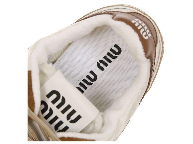Miu Miu Technische Sneaker Weiß - Ansicht 10