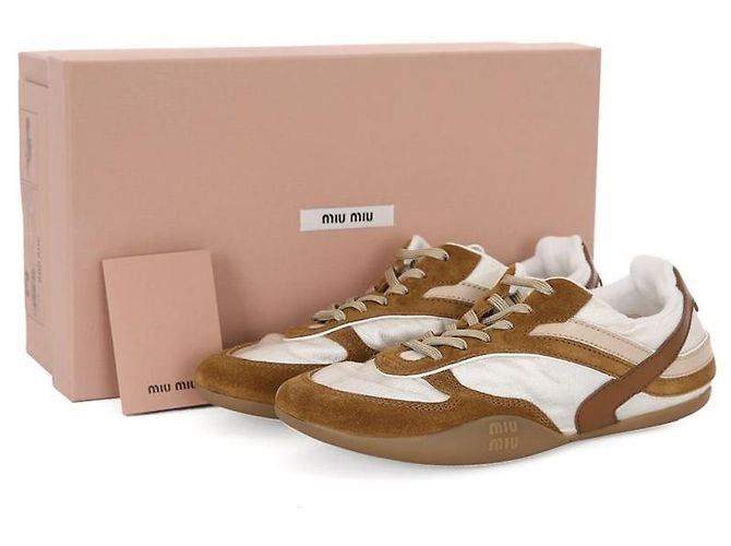 Miu Miu Technische Sneaker Weiß - Ansicht 12