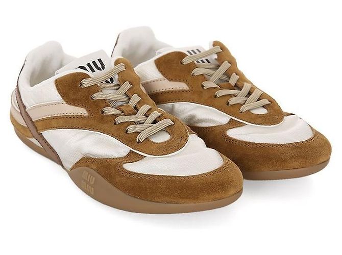 Miu Miu Technische Sneaker Weiß - Ansicht 4