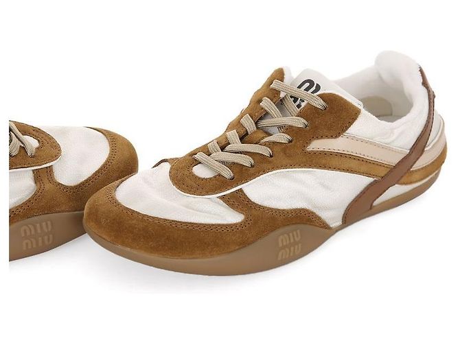 Miu Miu Technische Sneaker Weiß - Ansicht 7