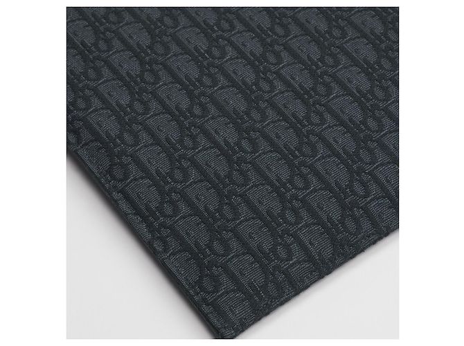 Oblique Dior Pochette in Jacquard Obliquo Nero - vista 3